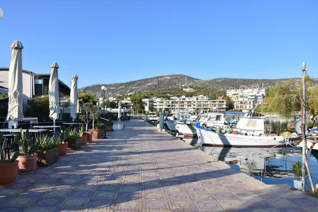 Modern Studio Next To The Sea! Porto Rafti Luaran gambar